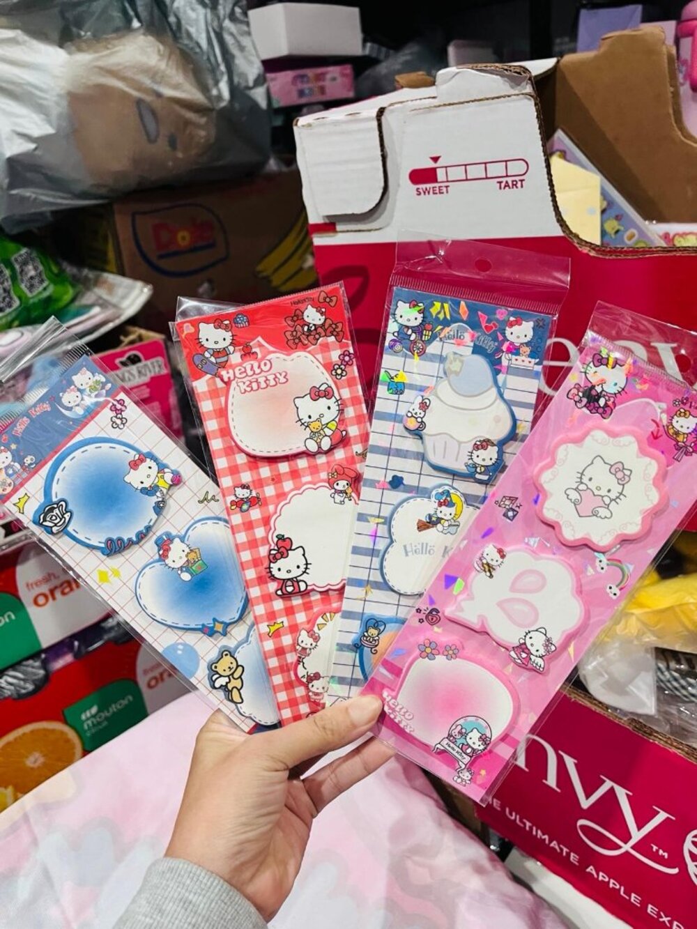 4 pack Hello Kitty sticky notes bundle